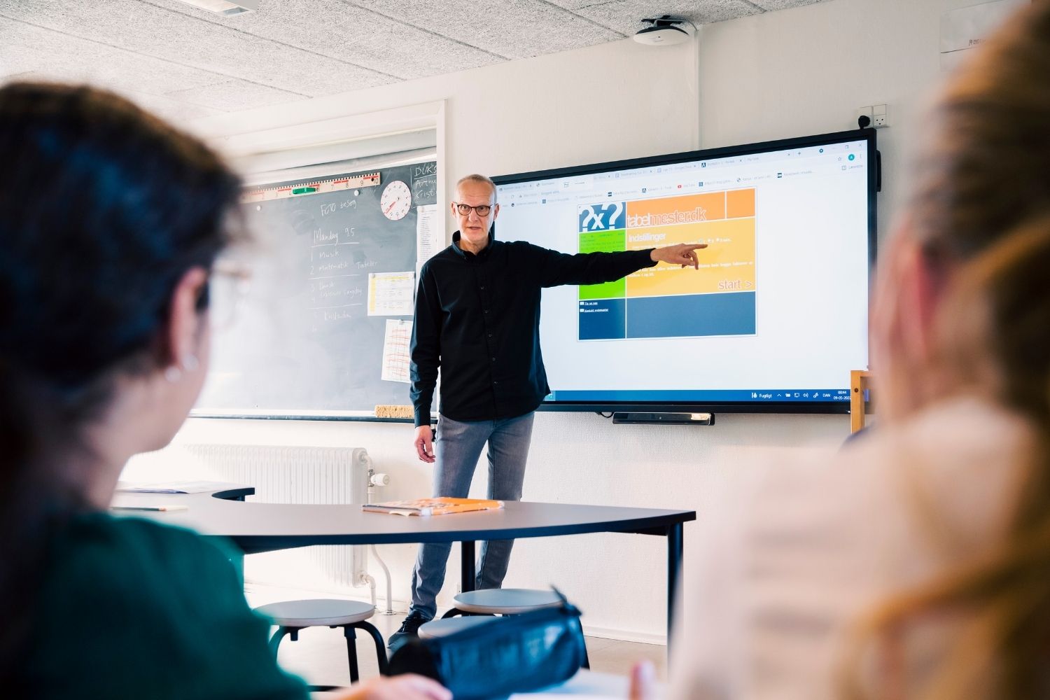 Lærer Tavle Smartboard Undervisning KH